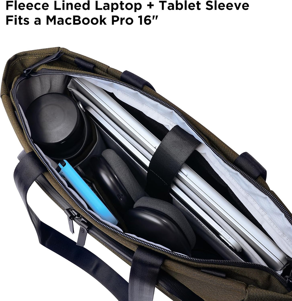 ALPAKA Bravo Tote Bag 14 L, Weatherproof 16 Inch Laptop Briefcase for Men & Women, Travel Tote with Adjustable Shoulder Strap