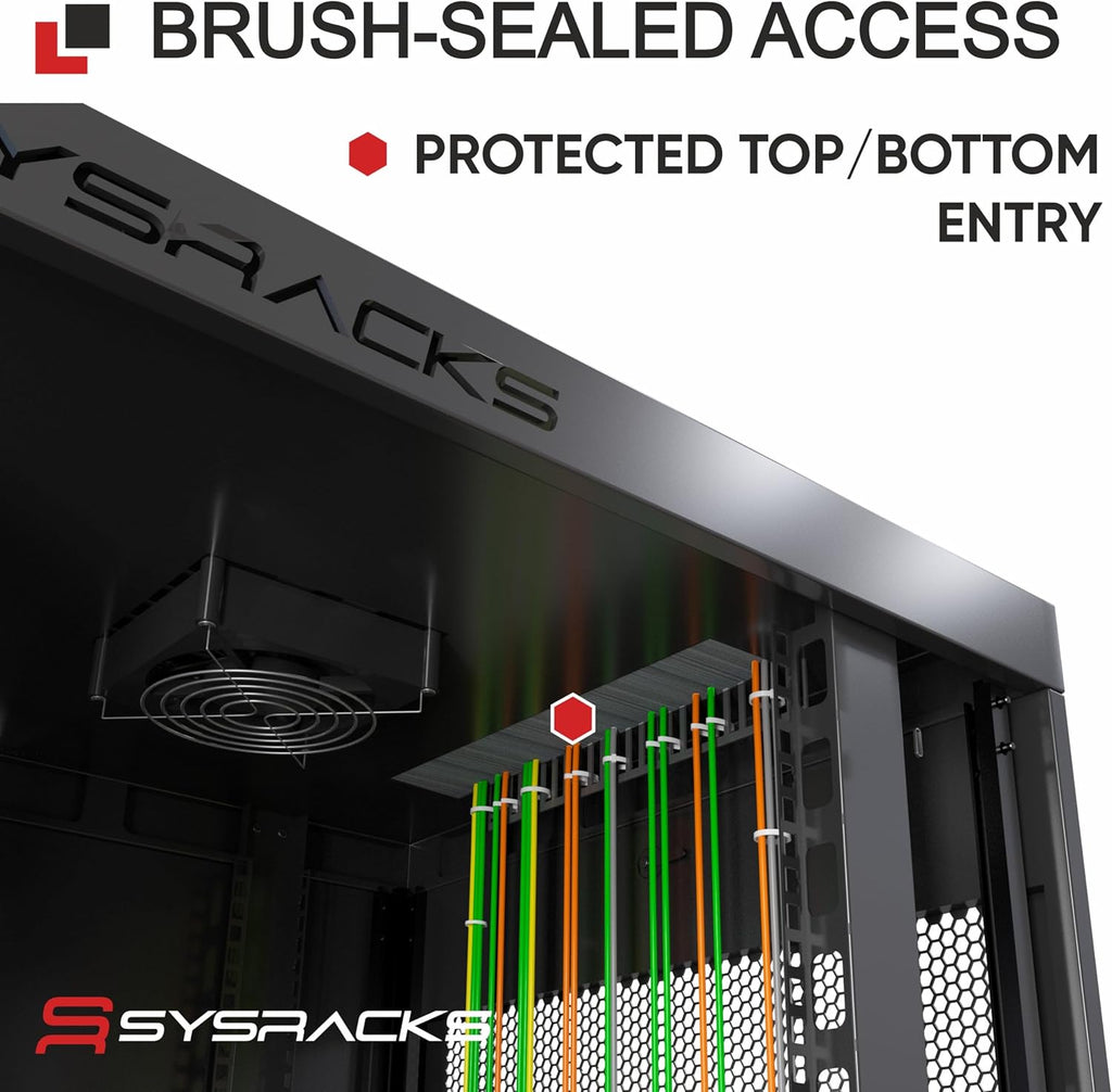 12U Server Rack Cabinet 35' Deep, Deployment-Ready Network Rack Enclosure with PDU, Fan & Shelf, Rolling IT Cabinet for Installers, AV Systems & Infrastructure