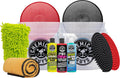 Chemical Guys Two Car Wash Bucket Kit with Dual Dirt Trap Filters, Chenille Wash Mitt, Mr. Pink, Citrus Wash, After Wash, and Drying Towel - 11 Items - Two Bucket Method Complete Setup