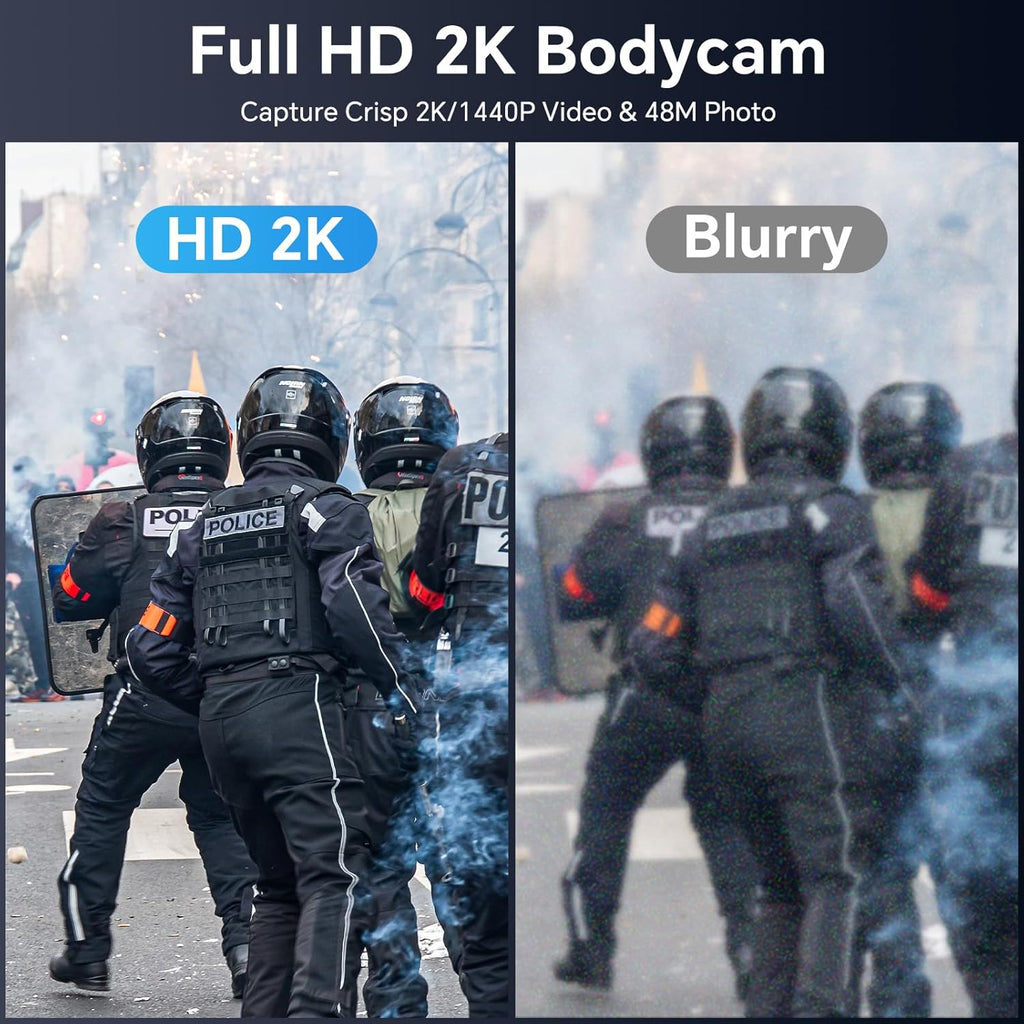 BOBLOV M5 Body Camera,256GB Police Body Camera 4200MAH Battery with Outdoor 12Hours Recording(1080p), 1440P/40M HD, IP67 Waterproof,170°Angle, for Police Security Law Enforcement