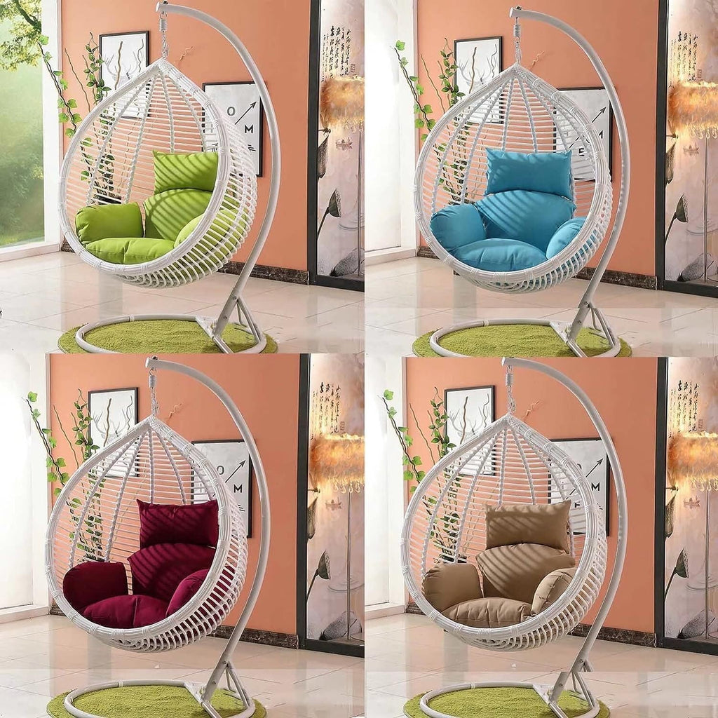 Hanging Basket Chair Cushions, Egg Chair Cushion ， Egg Chair Replacement Cushion, Hanging Swing Cushions for Outdoor Furniture, Hammock Chair Cushion Replacement, Waterproof and Sun-Resistant Egg Chai