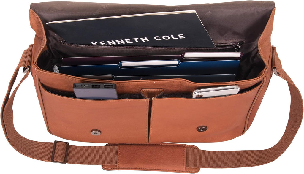 Kenneth Cole REACTION Colombian Leather Slim Single Compartment
