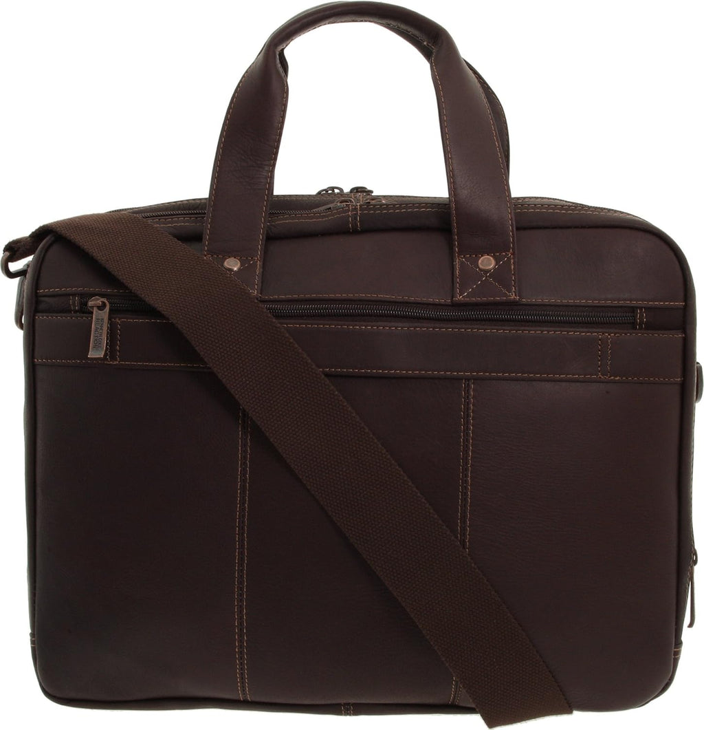 Kenneth Cole REACTION 'Out of the Bag' Manhattan Colombian Leather 15.6' Laptop Briefcase Travel Business Case Bag