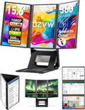 Quad Laptop Screen Extender 15.6' FHD 1080P Quad Monitor, Three Screen Combine into One Giant Canvas with 1 Cable, Driver＆Power Required, Compatible with Wins & Mac(M1/M2/ M3)