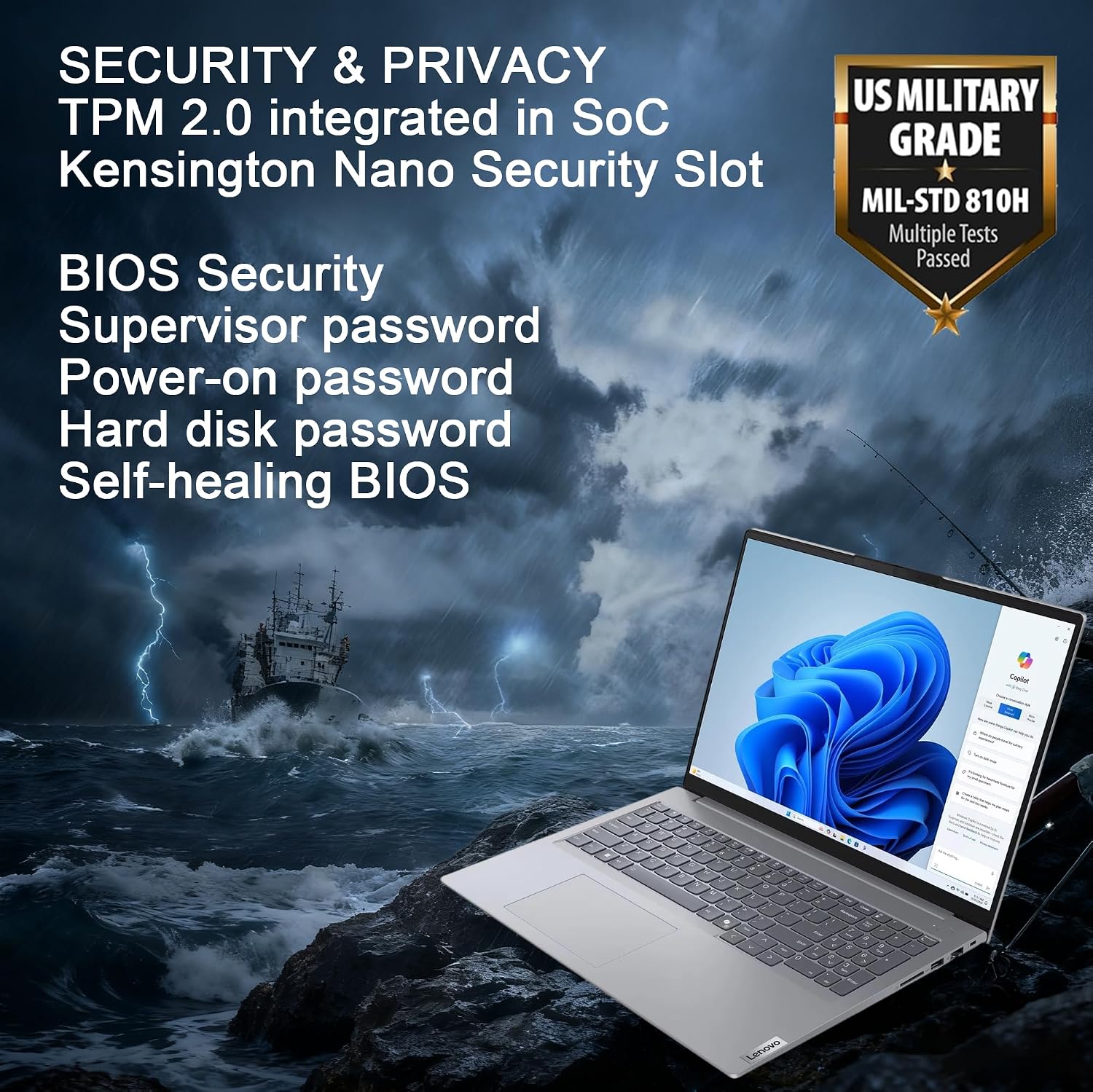 Lenovo ThinkBook 16 Gen 7 Business Laptop, 16' FHD+ Anti-Glare, AMD Ryzen 5 7533HS (> Intel i7-1255U), Fingerprint, Ethernet, IST Computer Customized 16GB/32GB/64GB DDR5, 512GB/1TB/2TB SSD, Win 11 Pro