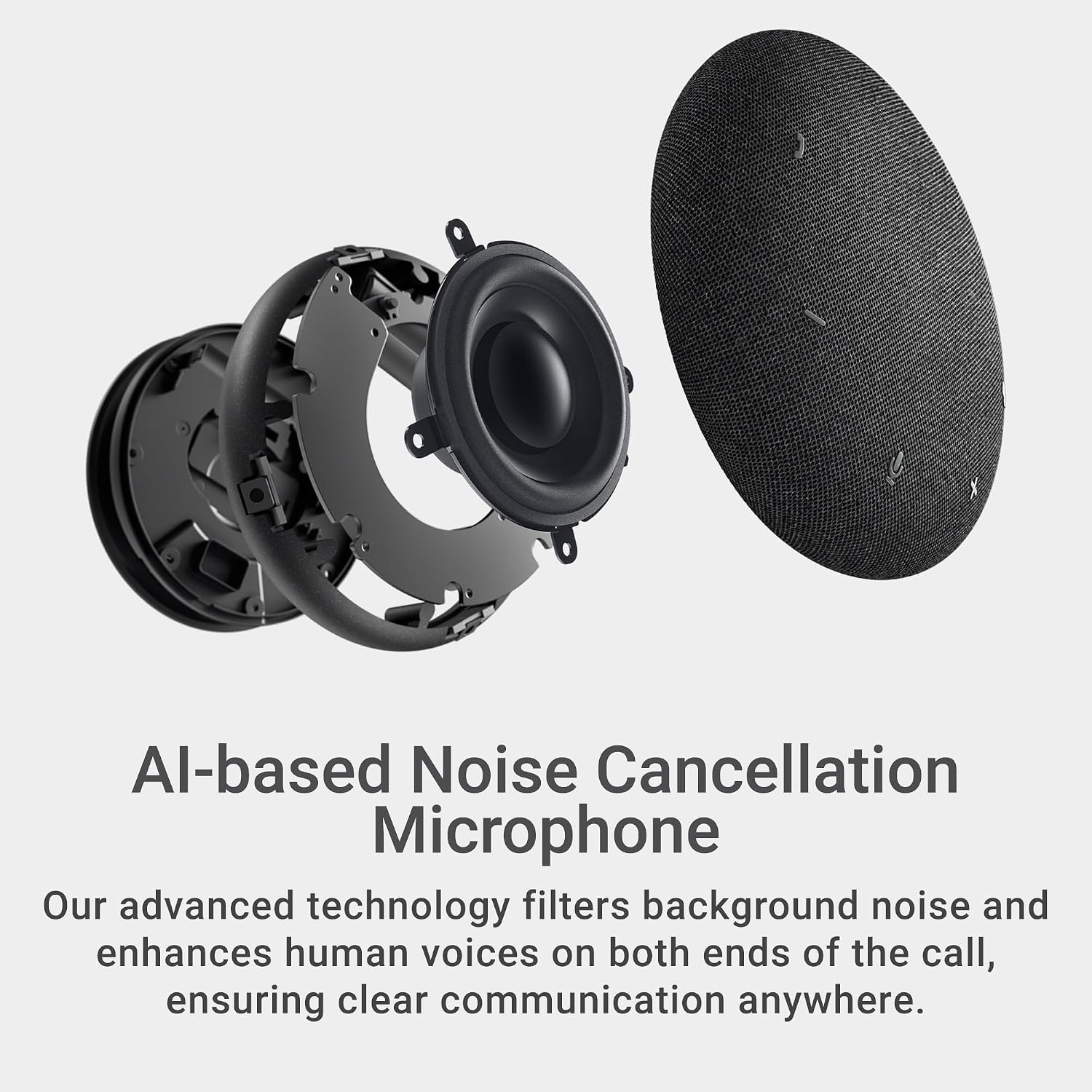 Dell Pro Plus Wireless Speakerphone - SL525 - USB-C, Zoom/Microsoft Teams Certified, Wired/Wireless, Bluetooth 5.3, Omni-Directional, AI-Based Noise Cancellation
