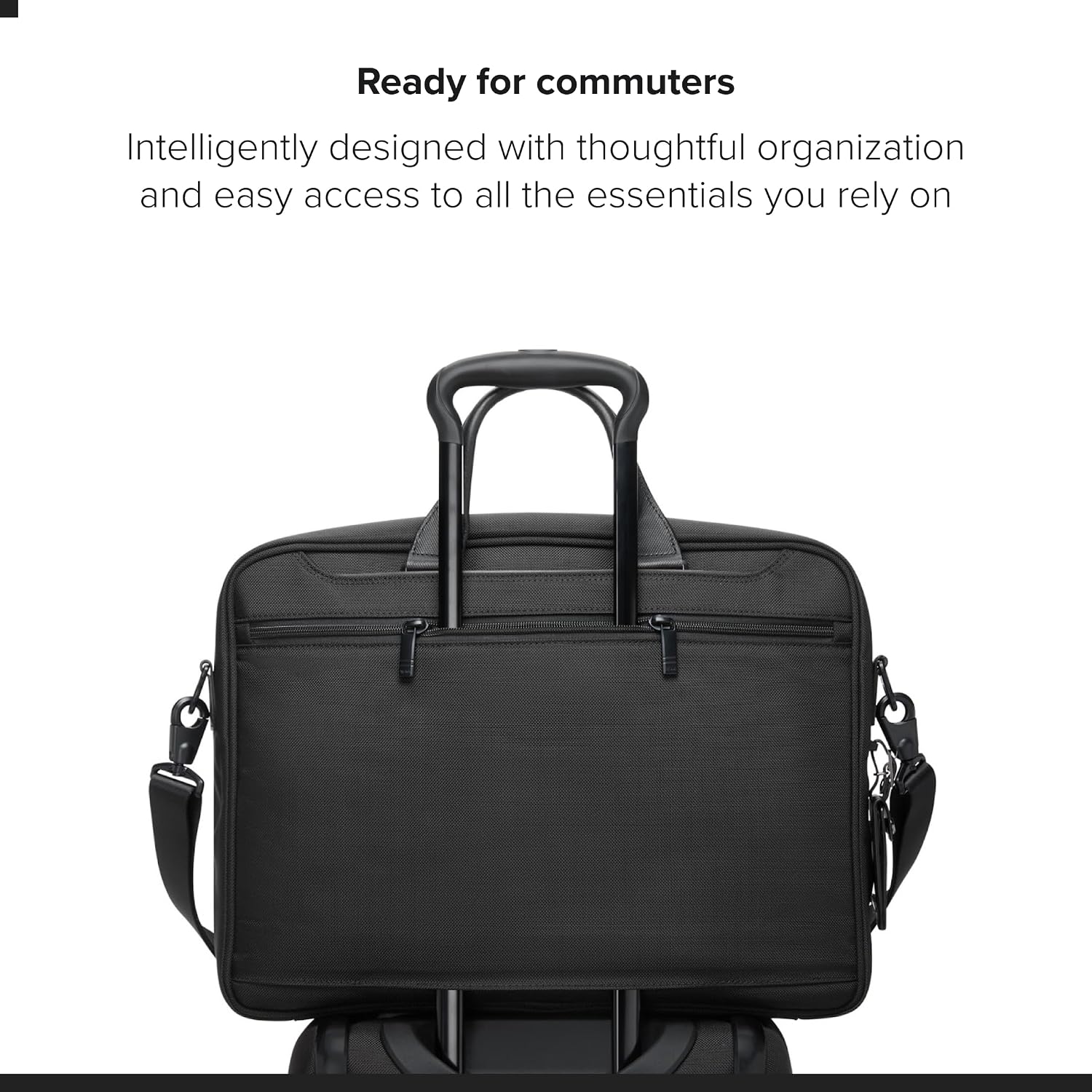 TUMI - Alpha Large 17' Laptop Briefcase - Professional Briefcase for Commute or Travel - Padded Compartment Fits 17' Screen