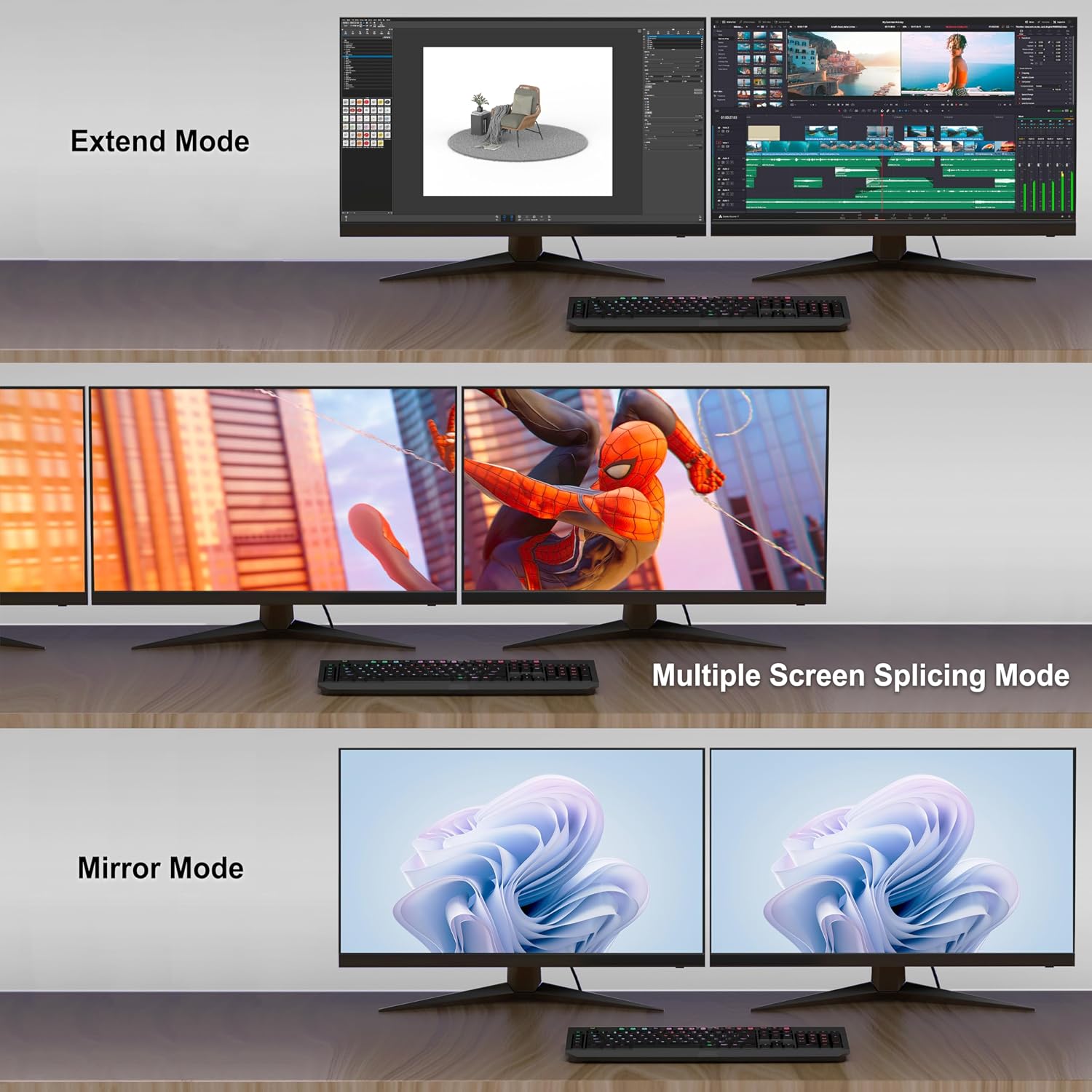 RUIPRO 8K Detachable Full Fiber Optic Armored 8K60Hz Cable 1.4, 10FT, 32.4 Gbps, Supports 4K@144Hz,high Dynamic Range Video, HDCP 2.2, FreeSync & G-Sync, Compatible with RTX 4090/3090 Ti/RX 7900 XTX