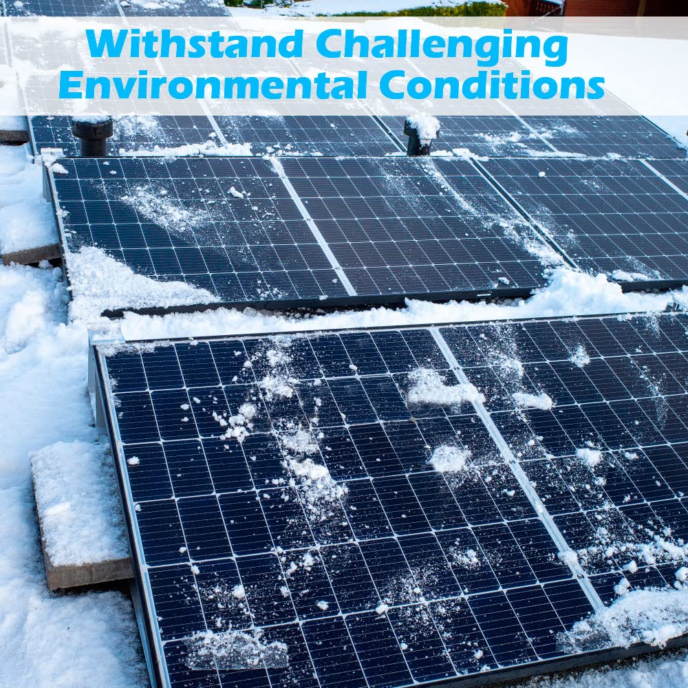 SUNGOLDPOWER UL61730 450W Solar Panel 2PCS,Monocrystalline,Class A Cell,Rigid,High Efficiency,Charging 12V/24V/48V Solar System,for Rooftop,Farm,On and Off Grid,CEC Listed(Total 900W)