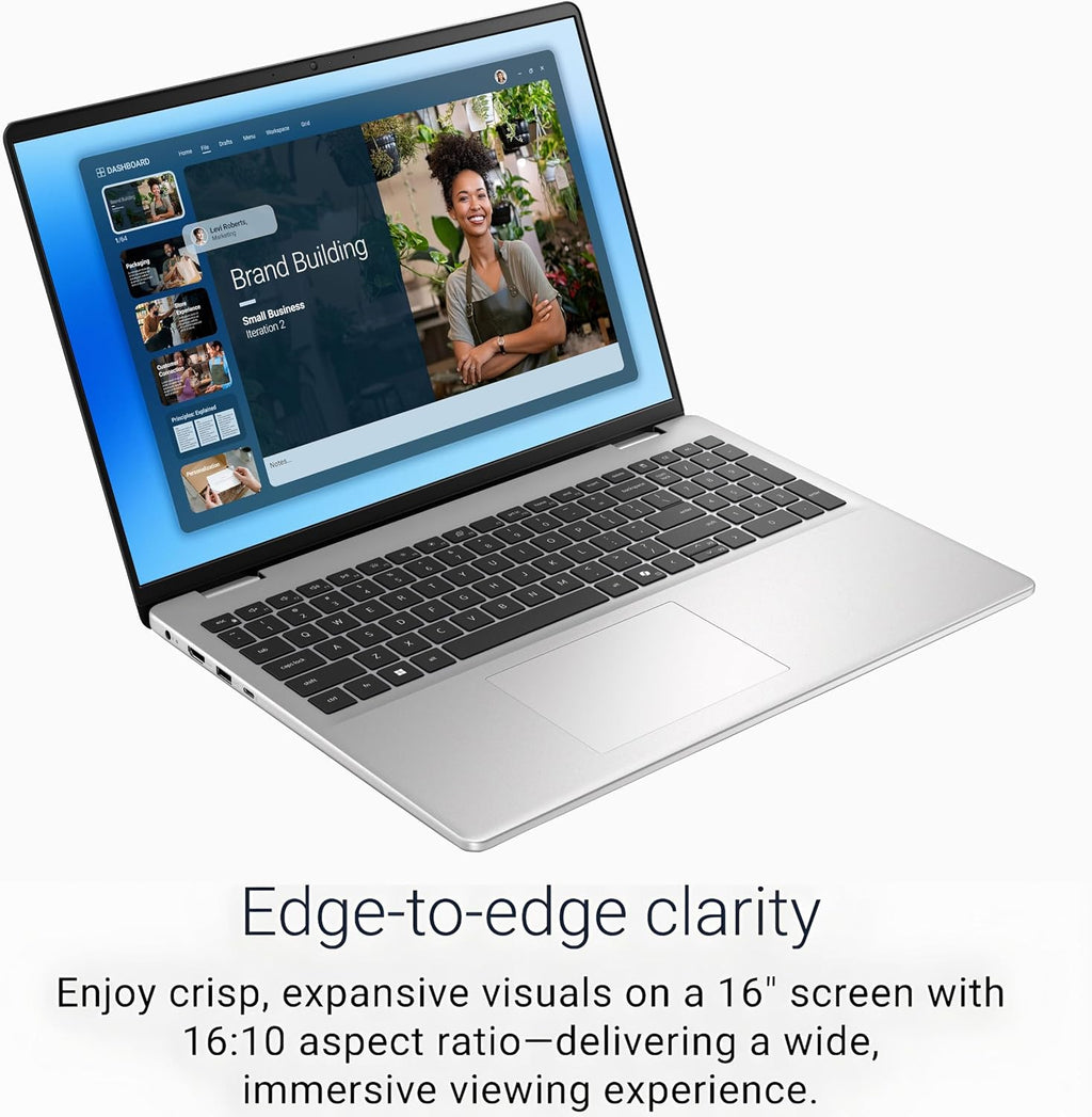 Dell 16 Laptop Computer, Intel Core 7 150U Processor, 16' FHD+ IPS Touchscreen Anti-Glare Display, 64GB DDR5 RAM, 2TB PCIe SSD, WiFi 6E, Bluetooth 5.3, Backlit Keyboard, Windows 11 Home