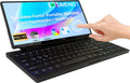 12.8' Portable Touchscreen Keyboard Monitor Stretched Bar Screen Extender with Silent Keyboard Foldable Mini RPi Display Type-C USB-A Monitor for Macbook Laptop Windows Desktop Mini PC (12.8 inch)