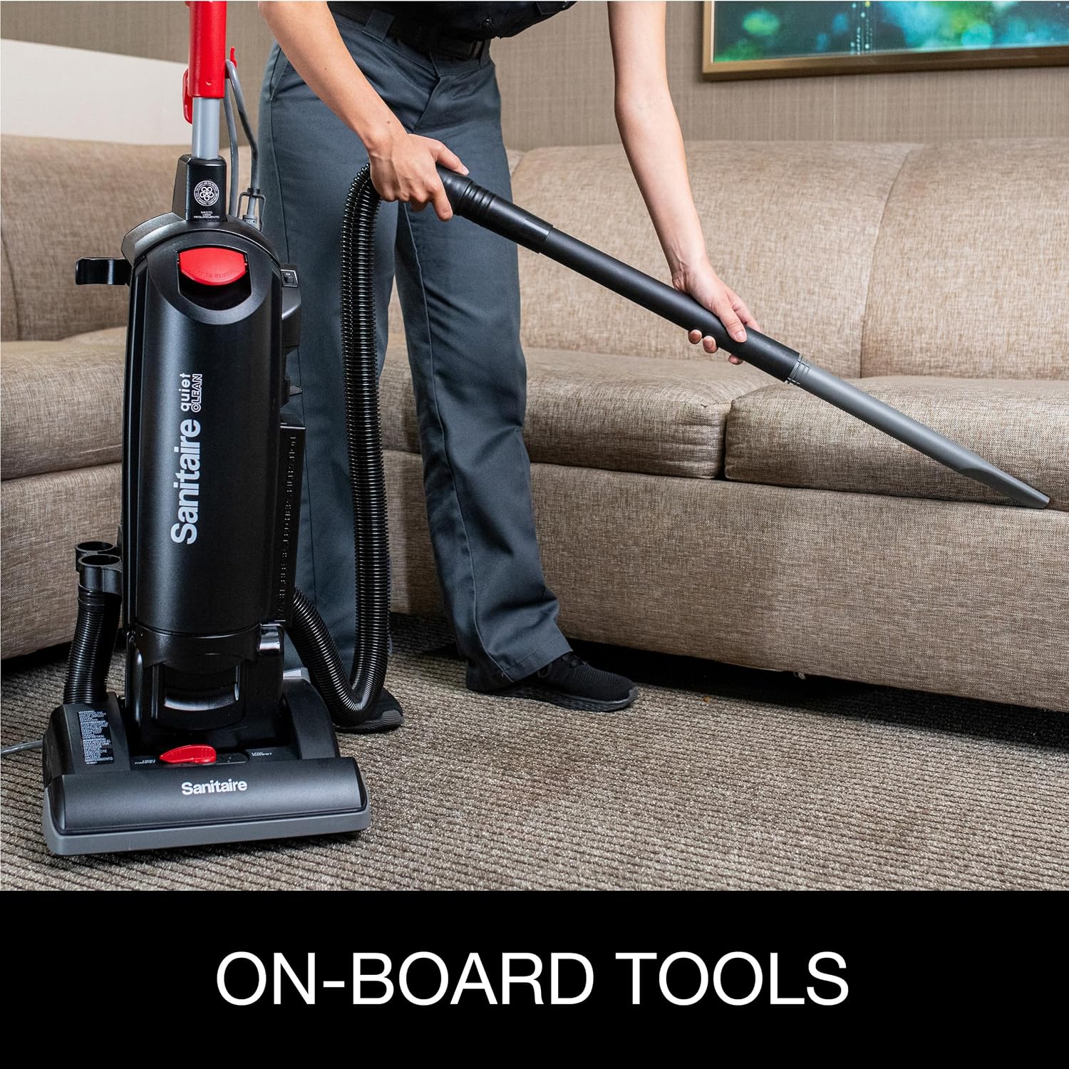 Sanitaire Force Upright Commercial Vacuum SC5713D Black