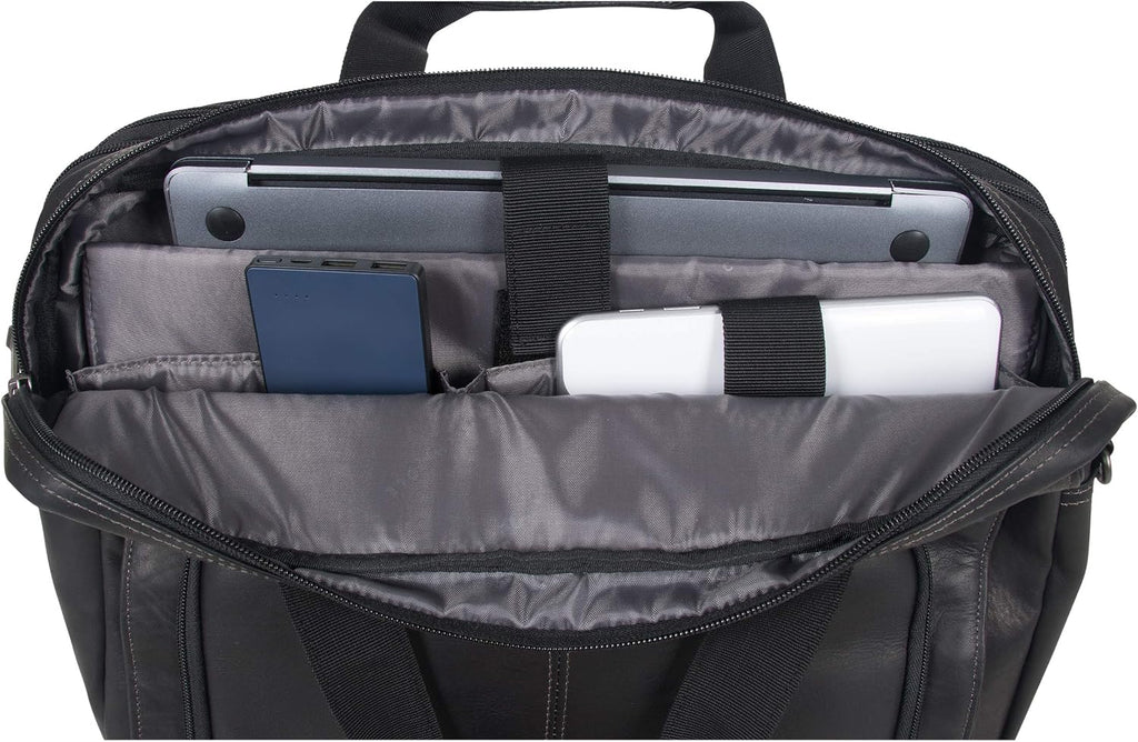 Kenneth Cole REACTION 'Out of the Bag' Manhattan Colombian Leather 15.6' Laptop Briefcase Travel Business Case Bag