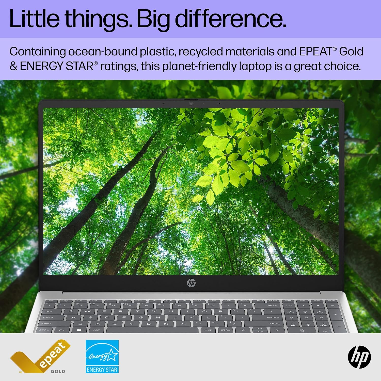 HP 15 inch Laptop, HD Display, 13th Generation Intel Core i5-1334U, 8 GB RAM, 512 GB SSD, Intel Iris Xe Graphics, Windows 11 Home, 15-fd0012nr (2024)
