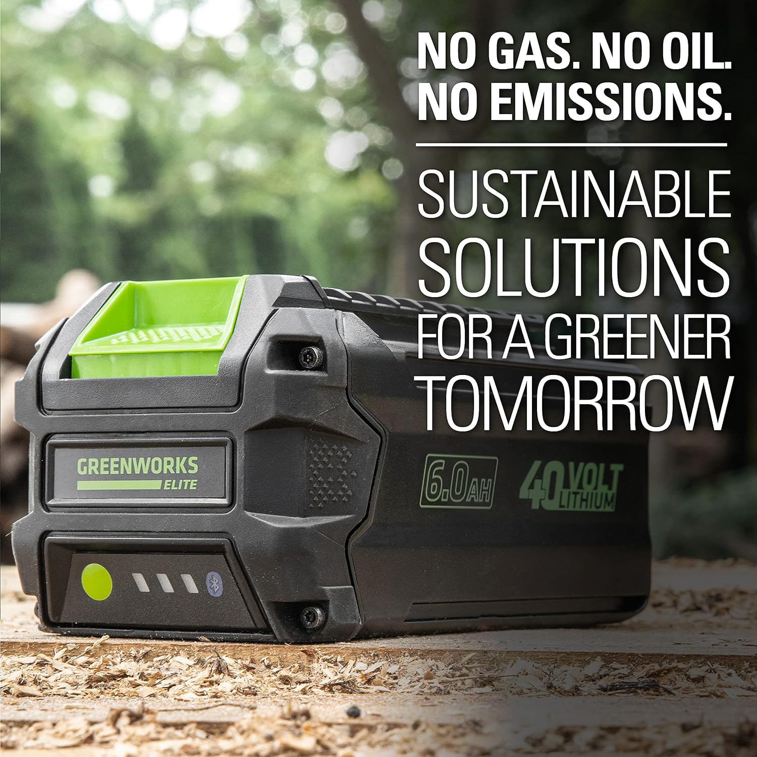 Greenworks PRO 80V 2.5Ah Lithium-Ion Battery (Genuine Greenworks Battery / 75+ Compatible Tools)