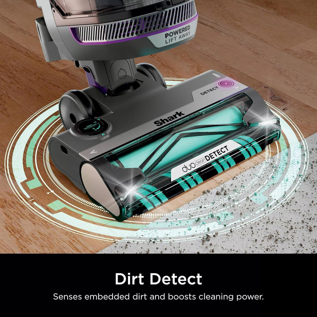 Shark AZ3901 POWERDETECT Upright Vacuum Cleaner with DuoClean Technology, Odor Neutralizer Technology, Powered Lift-Away, Self Cleaning Brushroll, Anti-Allergen Complete Seal (Renewed)