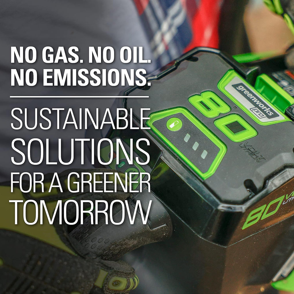 Greenworks PRO 80V 2.5Ah Lithium-Ion Battery (Genuine Greenworks Battery / 75+ Compatible Tools)