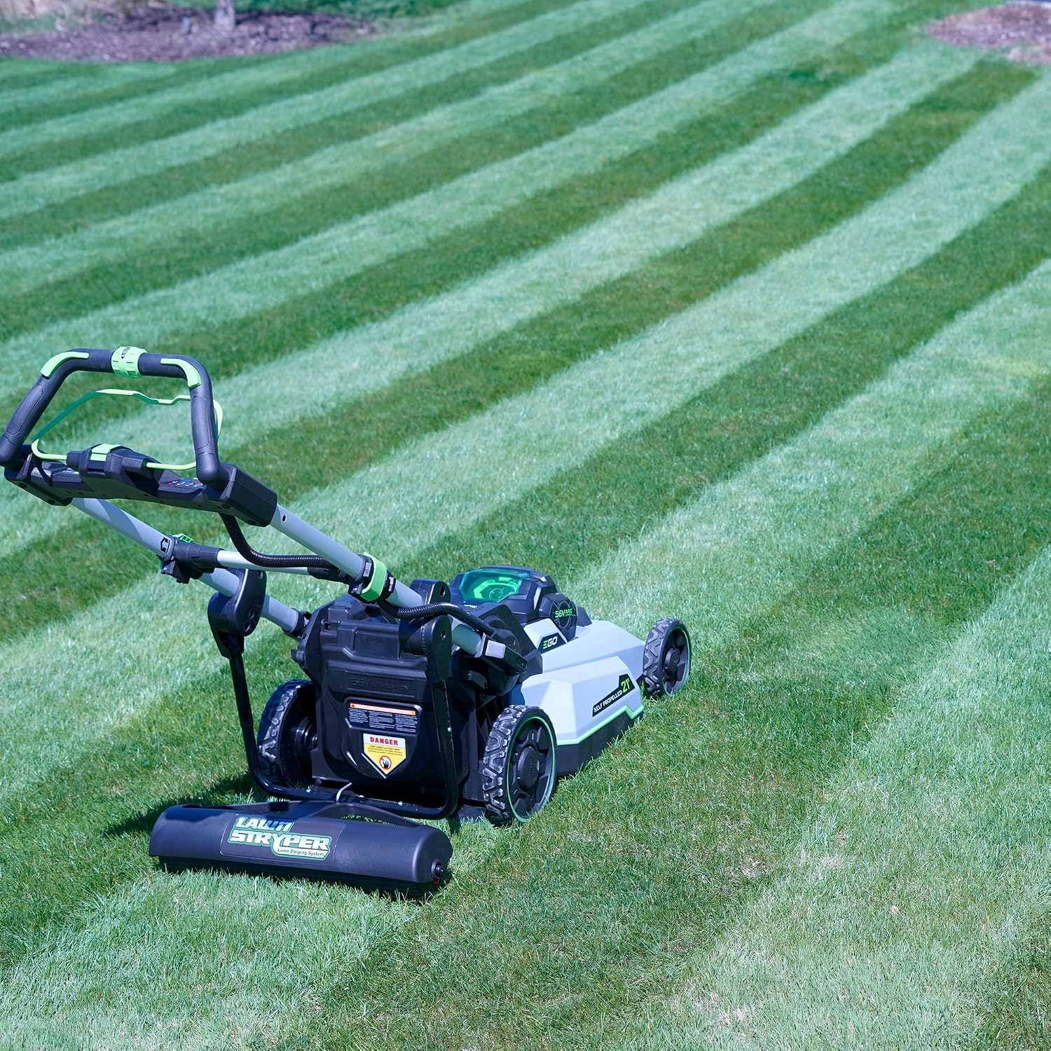 Generation 3 Lawn Striping System/Stripe Your Lawn Like A Ballpark/ONLY Works with EGO Battery Powered 22' Aluminum and Composite Residential Walk-Behind Lawn Mowers (Does NOT Work with EGO 21')
