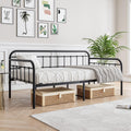 Metal Daybed Frame Twin Size with Steel Slats Platform Furniture,Black…