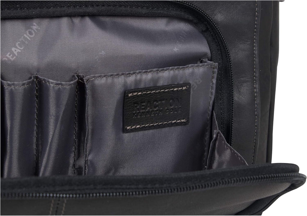 Kenneth Cole REACTION 'Out of the Bag' Manhattan Colombian Leather 15.6' Laptop Briefcase Travel Business Case Bag