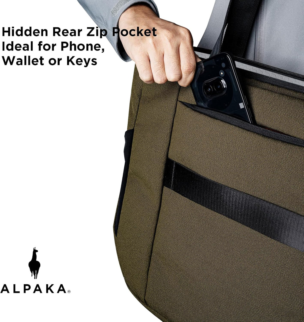 ALPAKA Bravo Tote Bag 14 L, Weatherproof 16 Inch Laptop Briefcase for Men & Women, Travel Tote with Adjustable Shoulder Strap