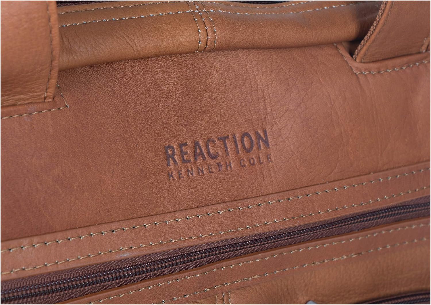 Kenneth Cole REACTION 'Out of the Bag' Manhattan Colombian Leather 15.6' Laptop Briefcase Travel Business Case Bag