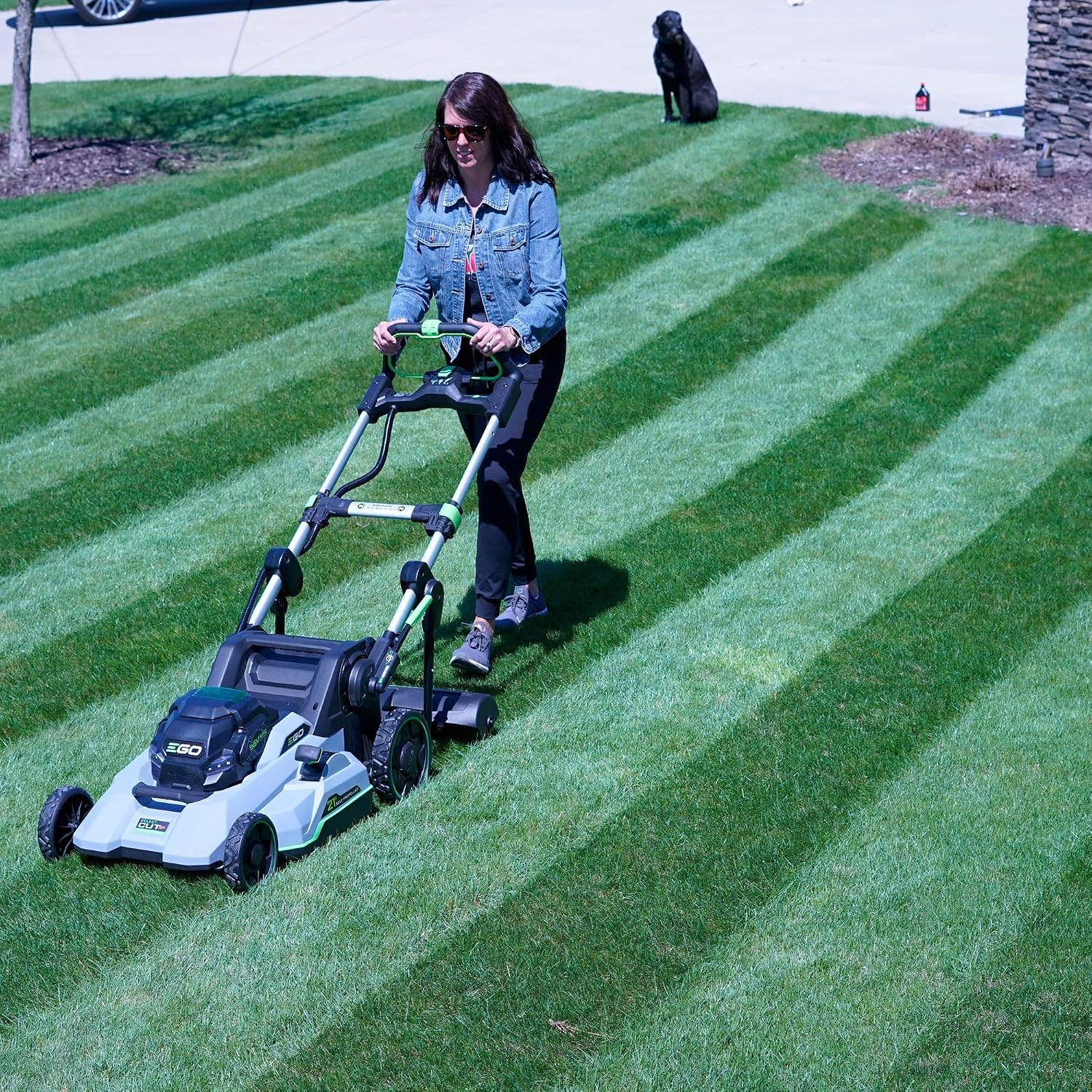 Generation 3 Lawn Striping System/Stripe Your Lawn Like A Ballpark/ONLY Works with EGO Battery Powered 22' Aluminum and Composite Residential Walk-Behind Lawn Mowers (Does NOT Work with EGO 21')