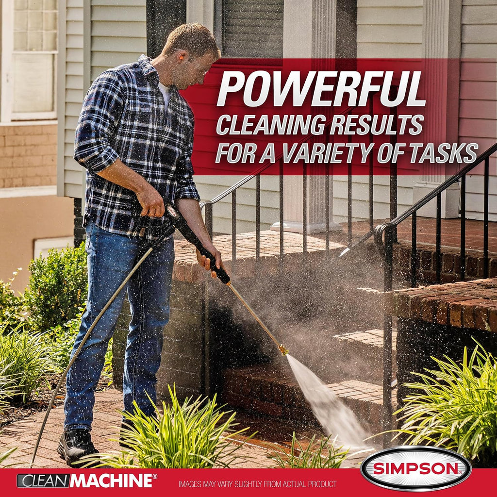 Simpson Cleaning 2900 PSI Gas Pressure Washer, 2.4 GPM Residential Power Washer with Siphon Hose, 25' Hose, Clean Machine, 49-State (CM61455)
