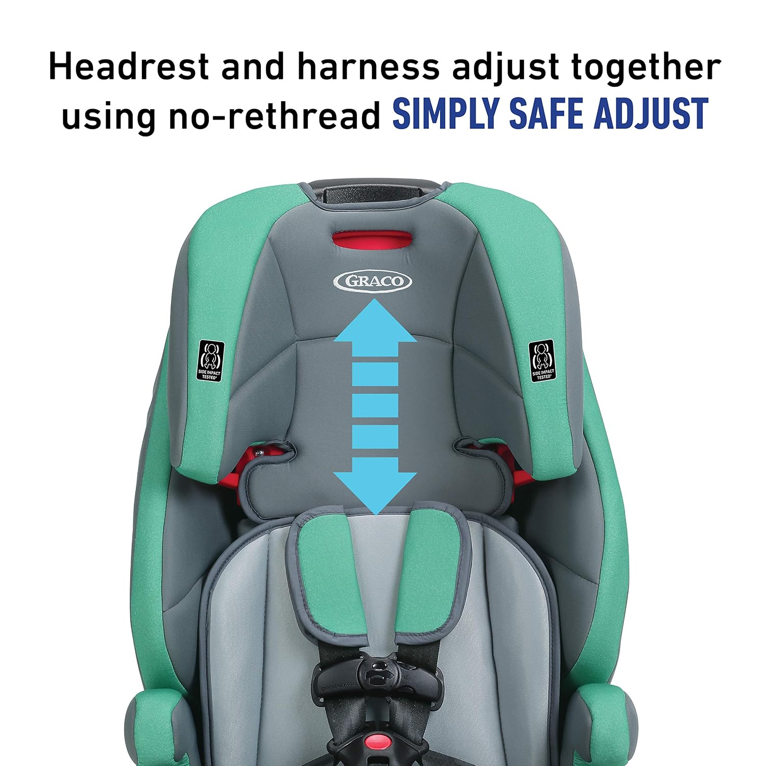 Graco Tranzitions 3 in 1 Harness Booster Seat, Basin , 18.9x10.47x33.5 Inch (Pack of 1)