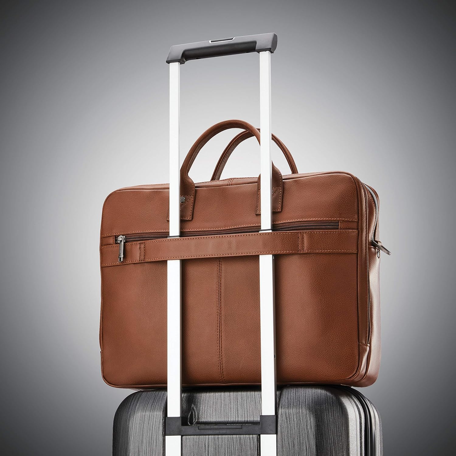 Samsonite Classic Leather Toploader Briefcase