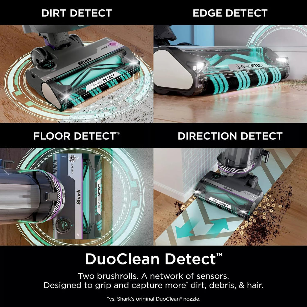 Shark AZ3901 POWERDETECT Upright Vacuum Cleaner with DuoClean Technology, Odor Neutralizer Technology, Powered Lift-Away, Self Cleaning Brushroll, Anti-Allergen Complete Seal (Renewed)