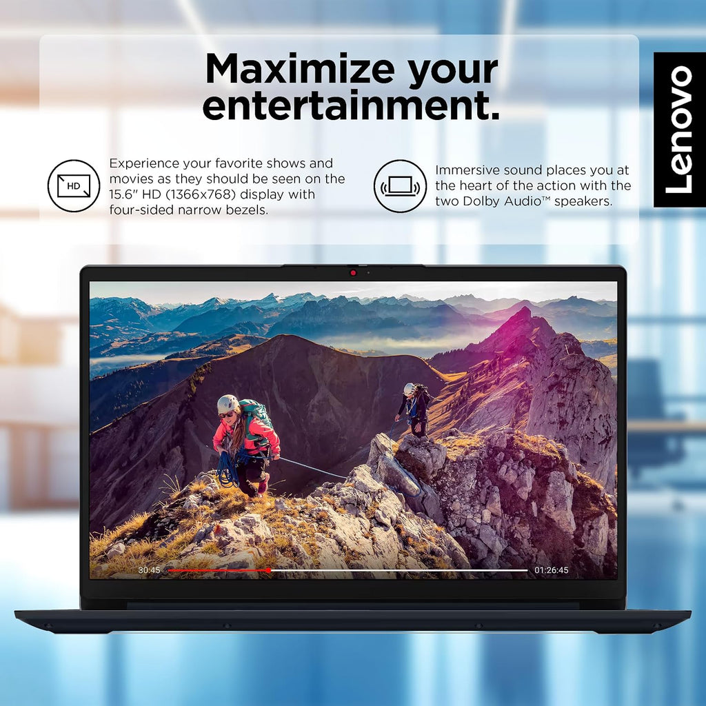 Lenovo IdeaPad Laptop 2025 Business Computer, 15.6' FHD Touchscreen, 16GB RAM, 1TB Storage (512GB SSD +500GB Ext), 10-Core Intel Core i5, Long Battery, HubxcelAccessory Win 11 Pro Lifetime Office 2024
