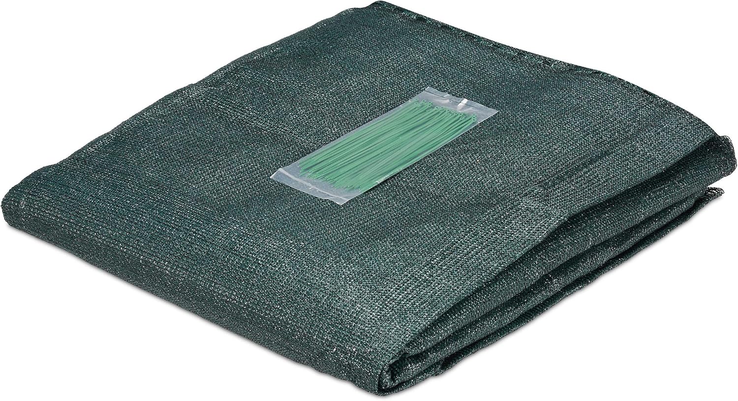 Relaxdays Fence Netting, Privacy Shield For Fences & Railing, HDPE Net, UV-resistant, Weatherproof, 1.5 x 15 m, Green