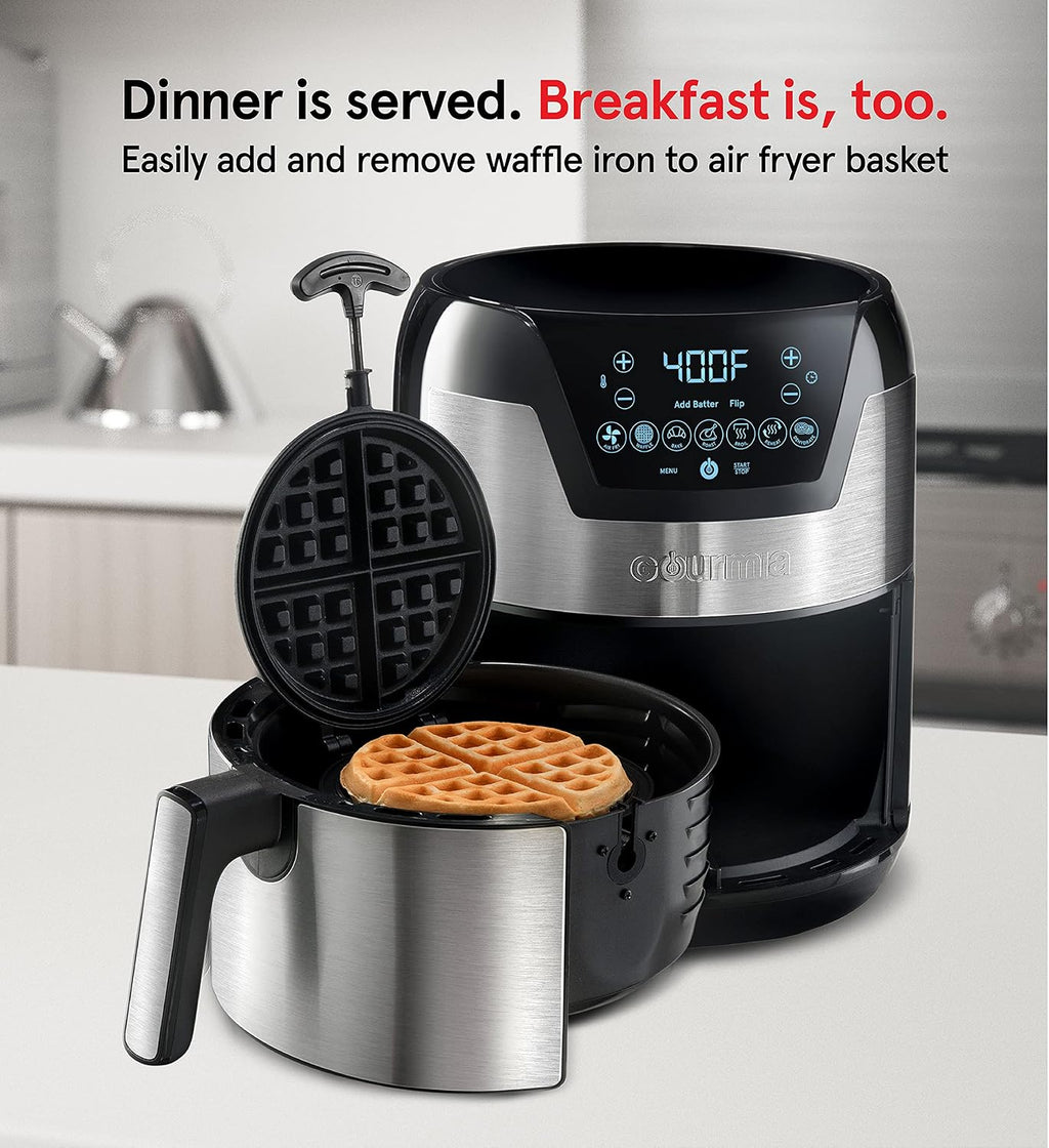 Gourmia GAFW598 2 in 1-5-Quart Digital Air Fryer + Waffle Maker