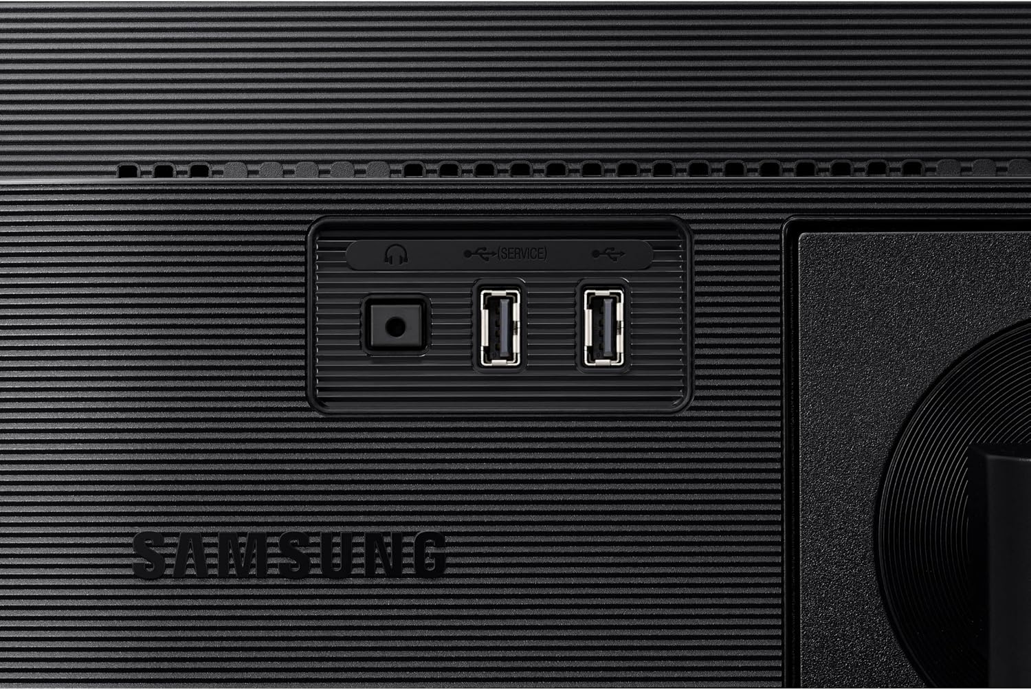 SAMSUNG FT45 Series 24-Inch FHD 1080p Computer Monitor, 75Hz, IPS Panel, HDMI, DisplayPort, USB Hub, Height Adjustable Stand, 3 Yr WRNTY (LF24T454FQNXGO),Black