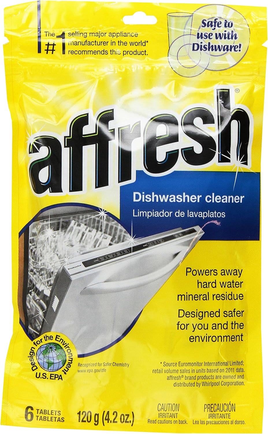 Whirlpool - Affresh Dishwasher and Disposal Cleaner (3-Pack)