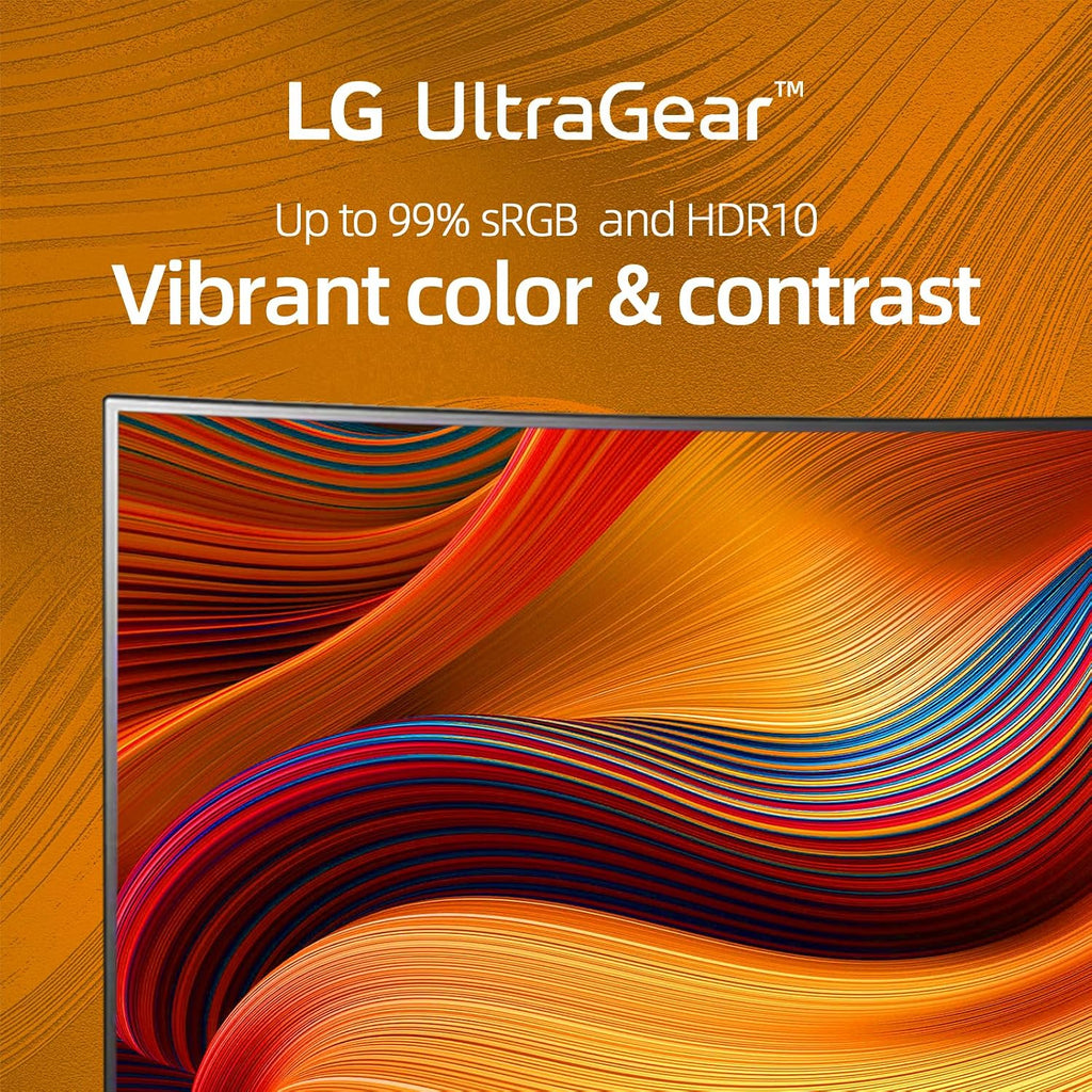 LG 34 Inch Curved Ultragear QHD(3440x1440) IPS Gaming Monitor, 160Hz, AMD FreeSync, HDR10, sRGB 99%, OnScreen Control, Multitasking and Content Creation, DisplayPort & HDMI, Tilt/Height Adjustable