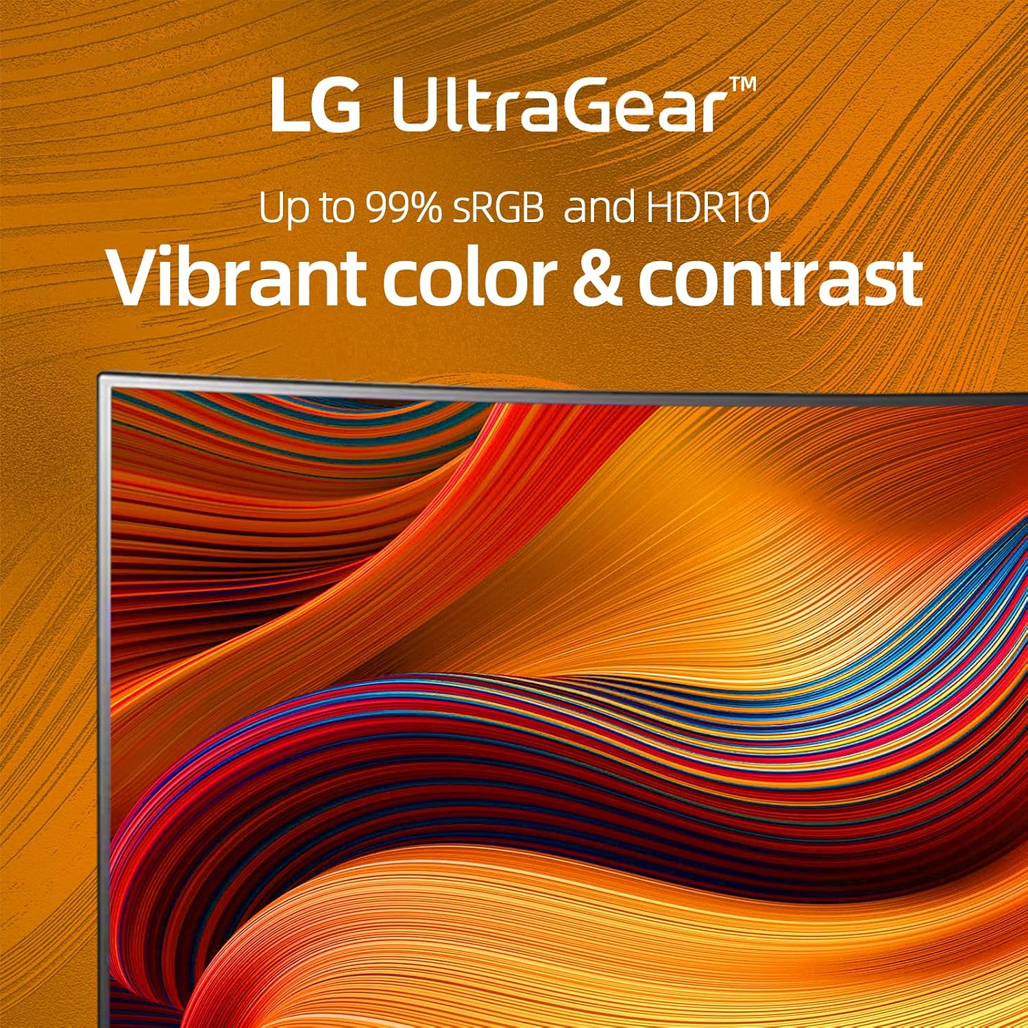 LG 34 Inch Curved Ultragear QHD(3440x1440) IPS Gaming Monitor, 160Hz, AMD FreeSync, HDR10, sRGB 99%, OnScreen Control, Multitasking and Content Creation, DisplayPort & HDMI, Tilt/Height Adjustable