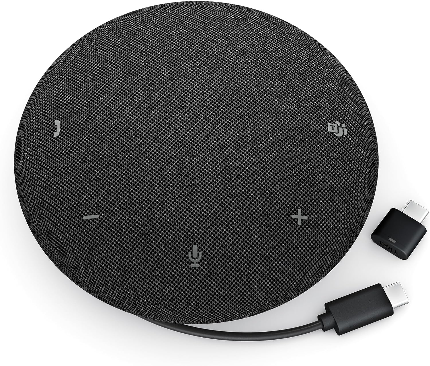 Dell Pro Plus Wireless Speakerphone - SL525 - USB-C, Zoom/Microsoft Teams Certified, Wired/Wireless, Bluetooth 5.3, Omni-Directional, AI-Based Noise Cancellation