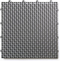 Big Floors DuraGrid Deck Tiles, Interlocking Outdoor Tiles for Patio, Self-Draining, UV-Resistant, Water-Resistant Modular Flooring, Easy Install, 40 Pack, Gray
